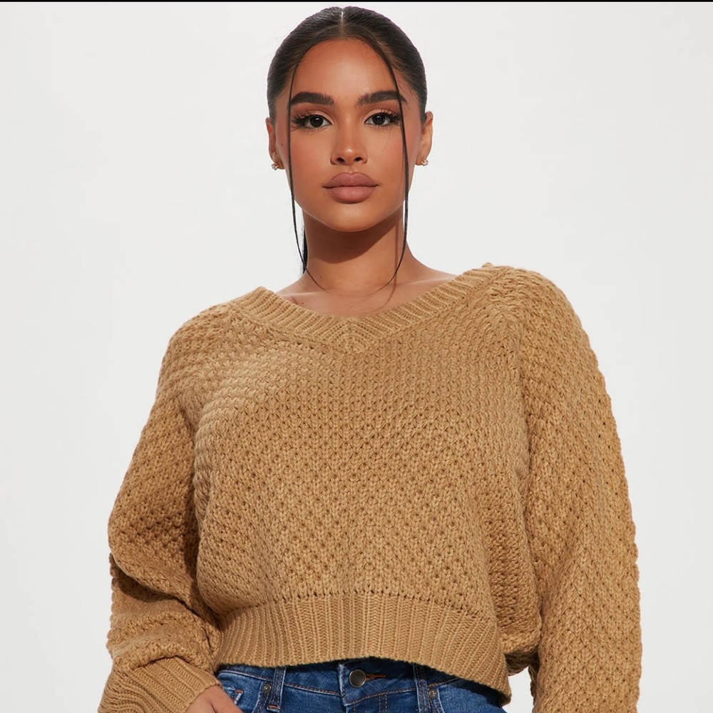 Fashion Nova Mocha Sweater